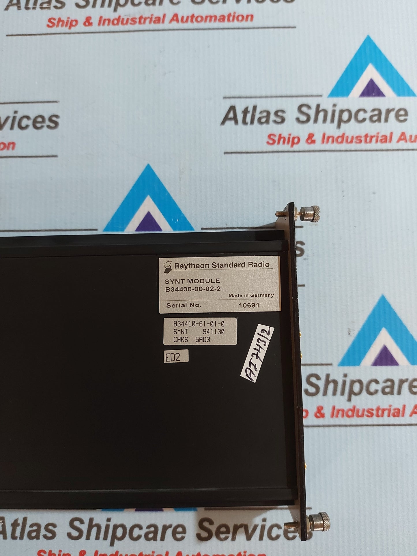 RAYTHEON STANDARD RADIO B34400-00-02-2 FREQ.SYNT.MODULE