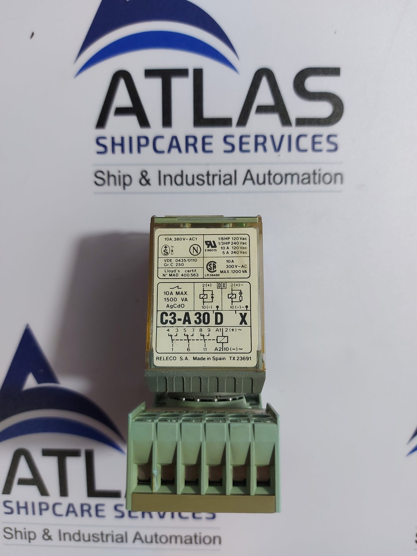 RELECO C3-A 30 D POWER RELAY 10A 1500 VA