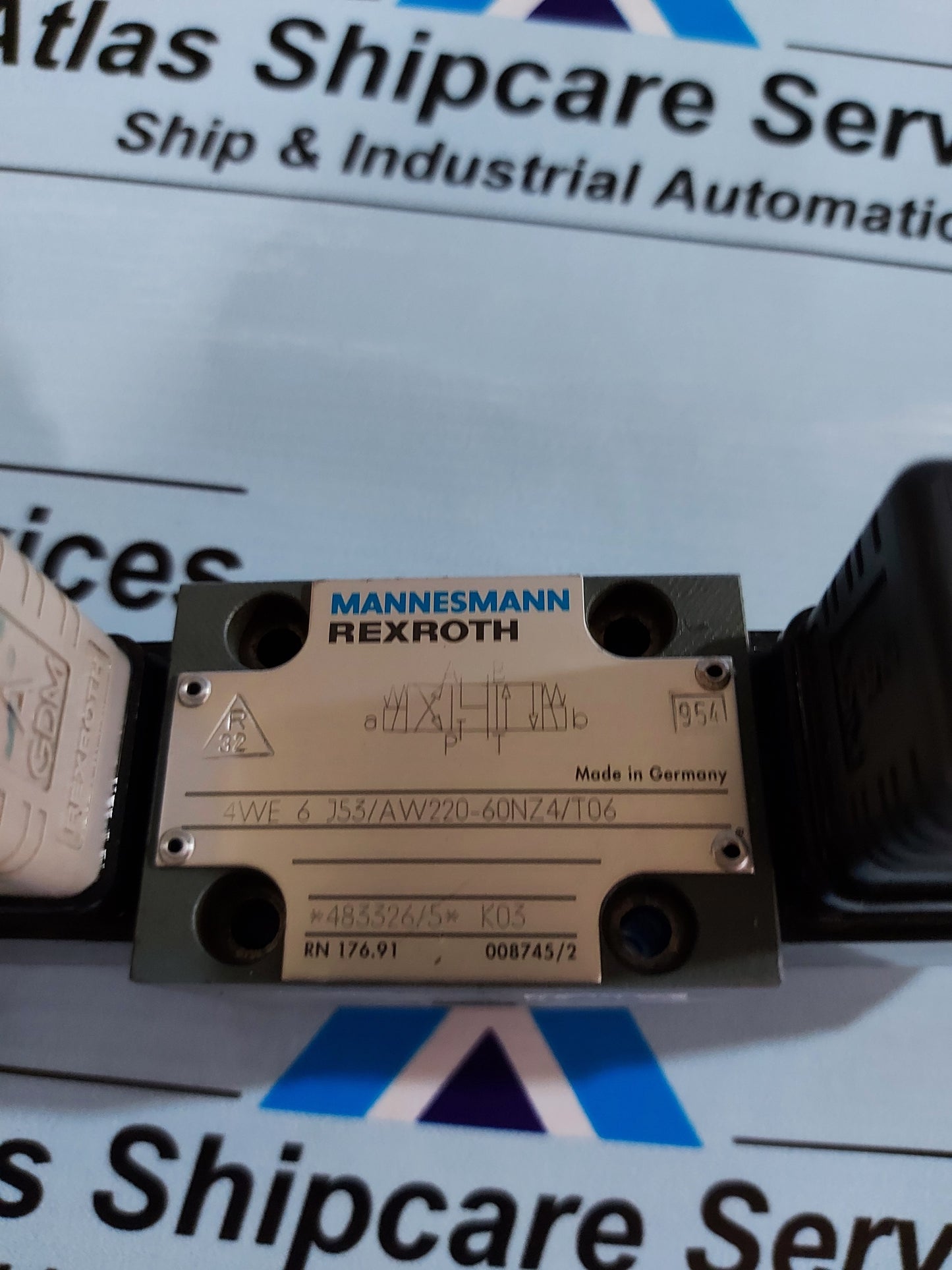 REXROTH 4WE 6 J53/AW220-60NZ4/T06 DIRECTIONAL CONTROL VALVE H647