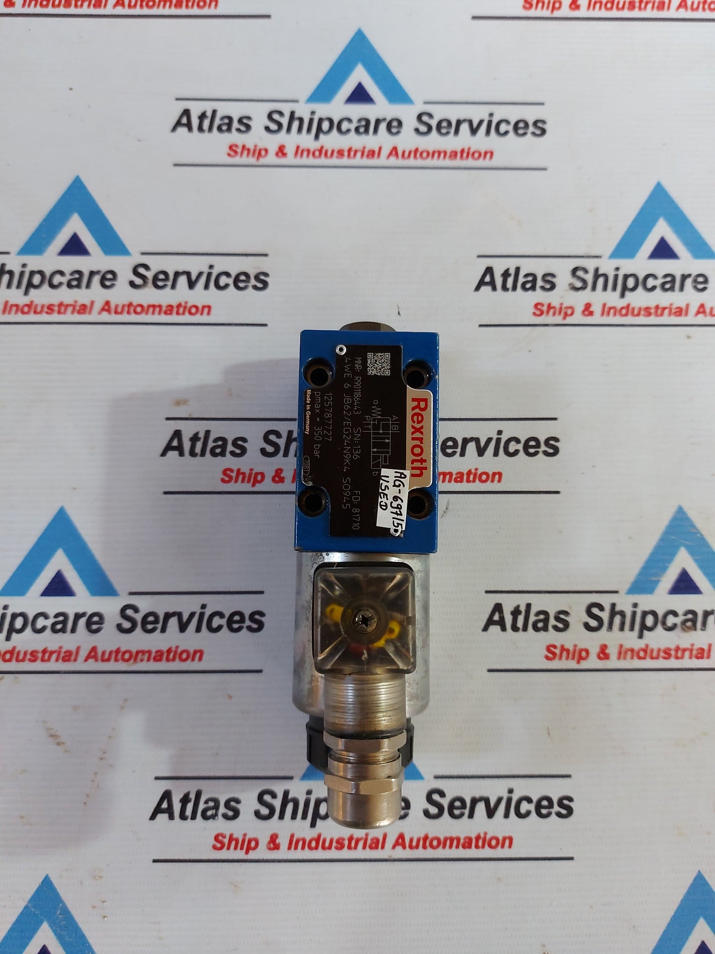 REXROTH R901186443 HYDRAULIC DIRECTIONAL CONTROL VALVE AG697