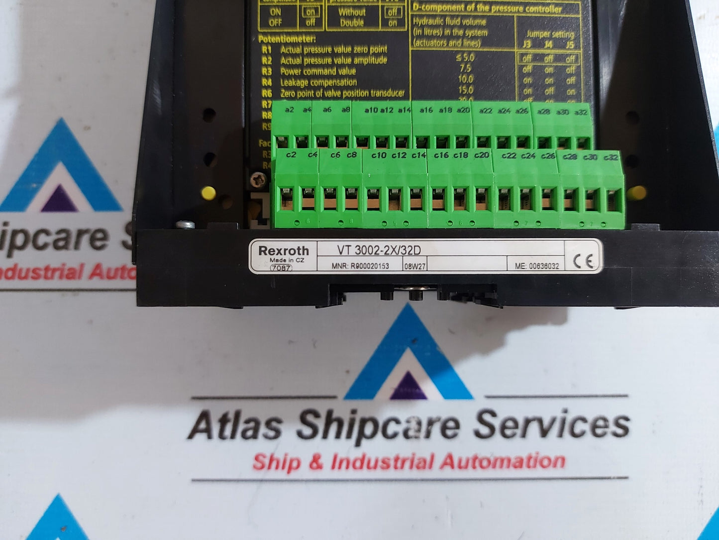 REXROTH VT 5041-25/3 AMPLIFIER CARD