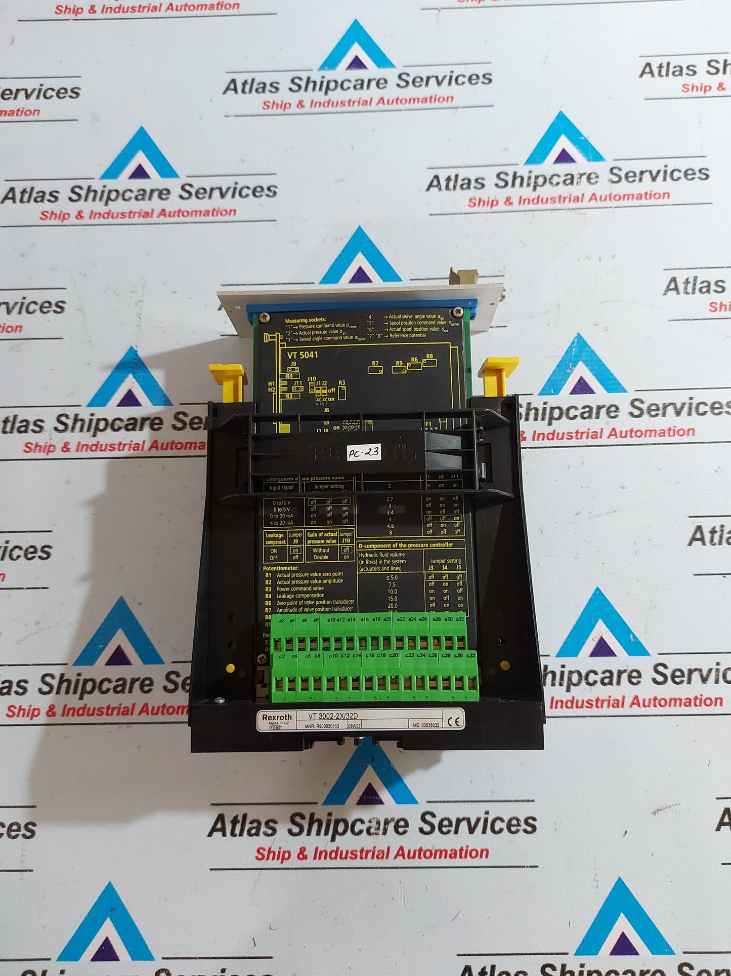 REXROTH VT 5041-25/3 AMPLIFIER CARD