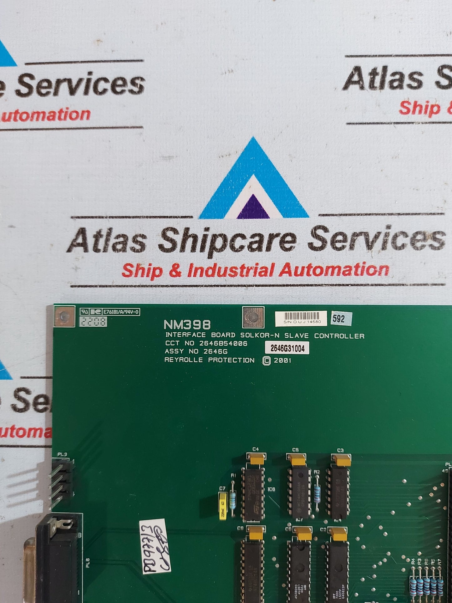 REYROLLE NM398 INTERFACE BOARD SOLKOR-N SLAVE CONTROLLER
