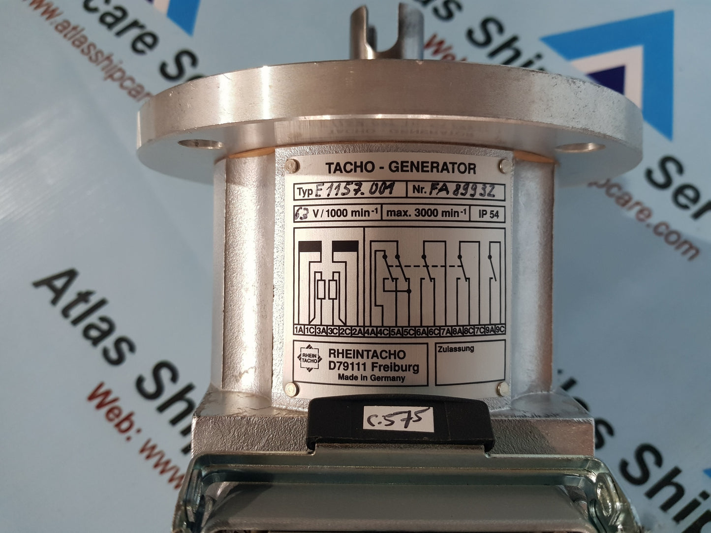 RHEINATACHO E1157.001 TACHO-GENERATOR