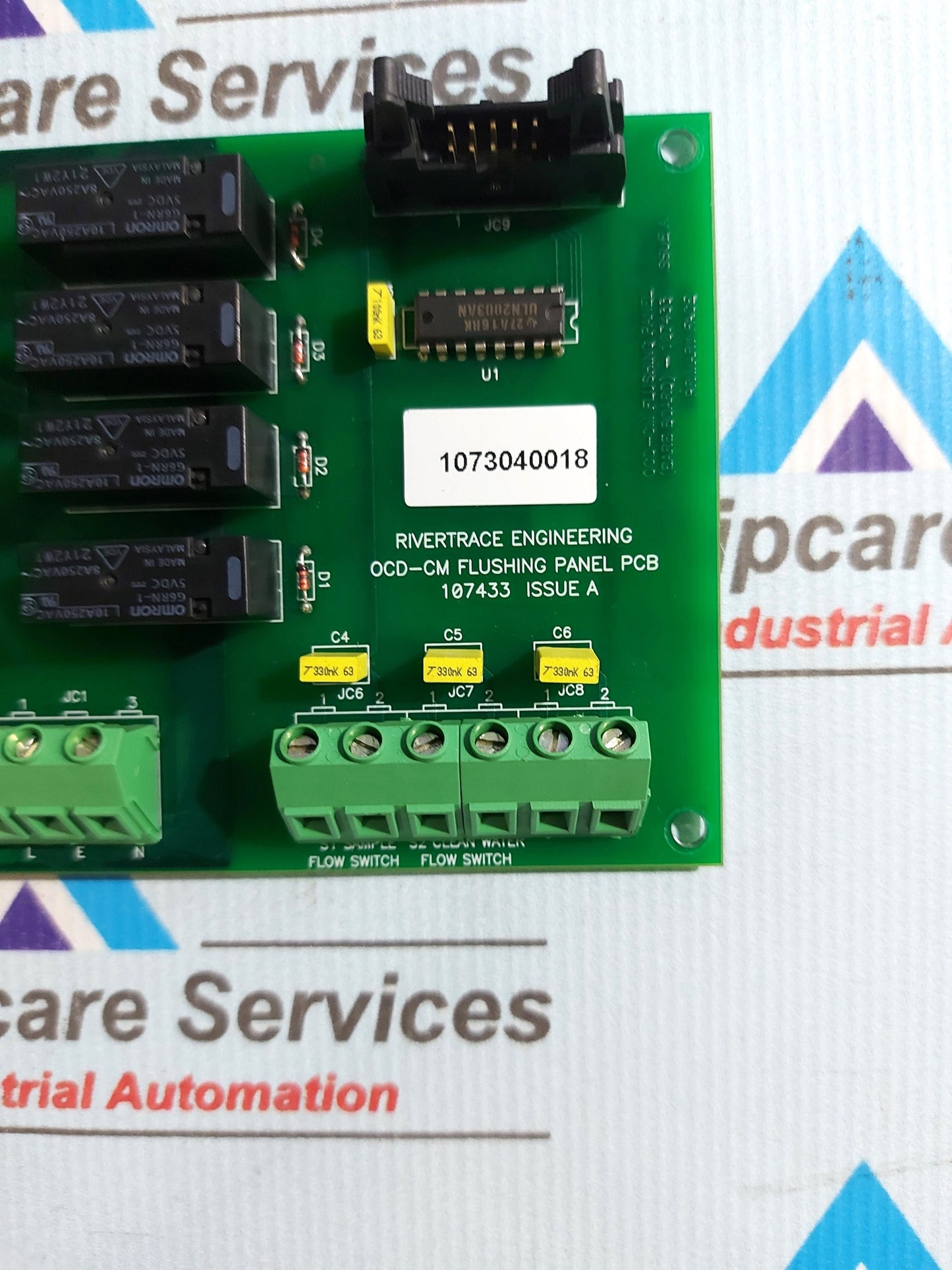RIVERTRACE ENGINEERING OCD-CM FLUSHING PANEL PCB 107433 ISSUE.A