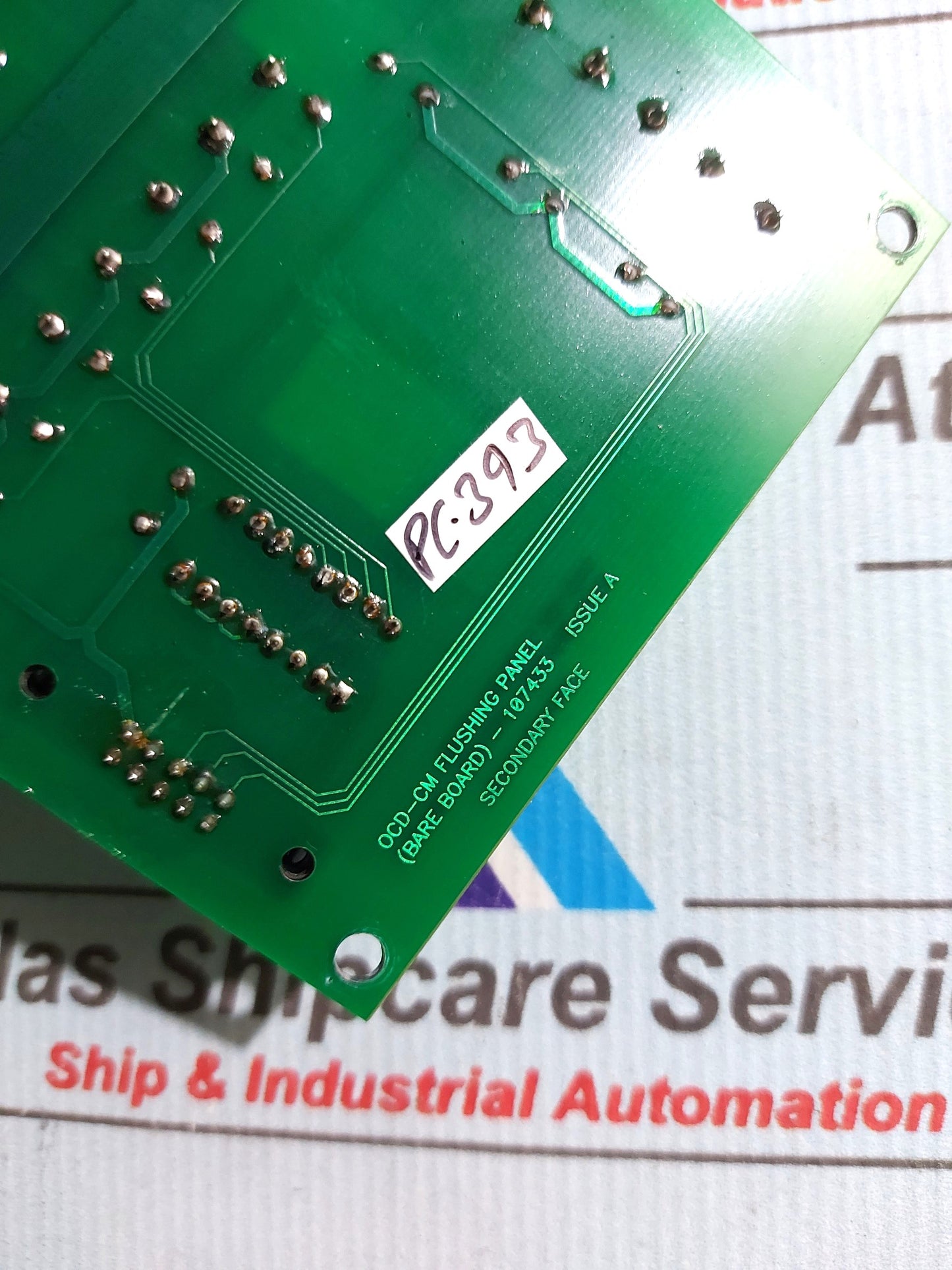 RIVERTRACE ENGINEERING OCD-CM FLUSHING PANEL PCB 107433 ISSUE.A