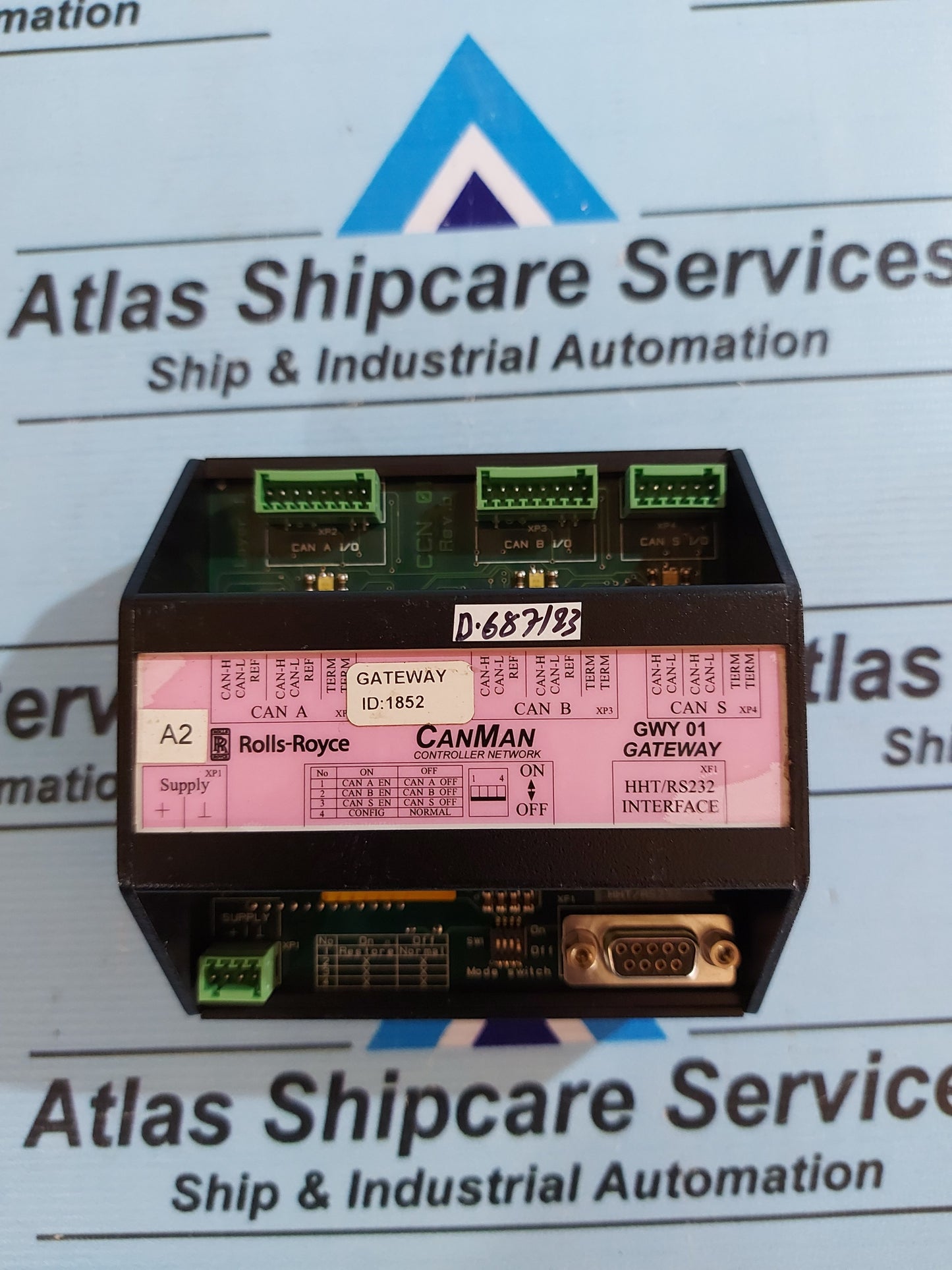 ROLLS-ROYCE GWY 01 GATEWAY CANMAN CONTROLLER NETWORK