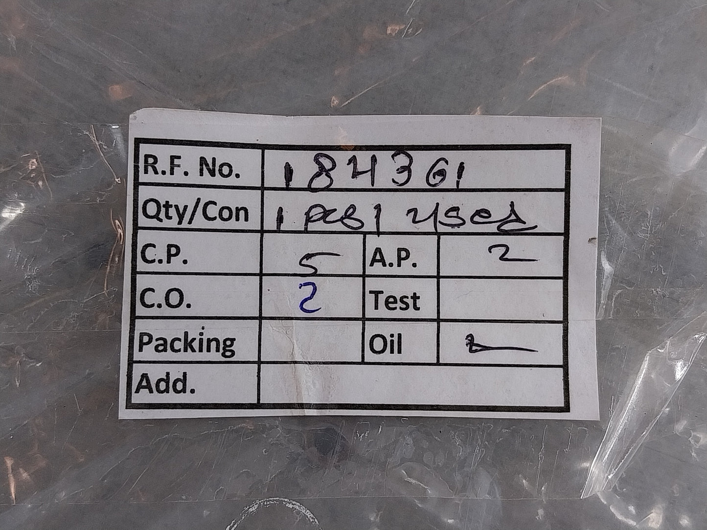 ROLLS-ROYCE MARINE 5200-W16000002 DEP STEERING GEARS - TENFJORD