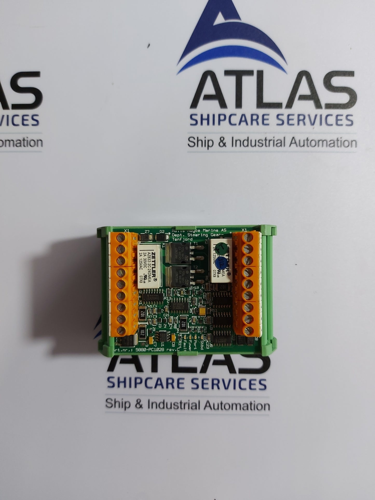 ROLLS-ROYCE MARINE 5880-PC1028 REV.C PCB CIRCUIT CARD MODULE