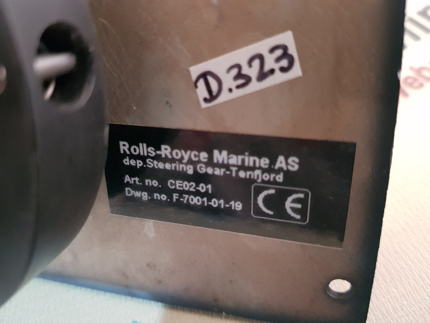 ROLLS-ROYCE MARINE CE02-01 STEERING GEAR
