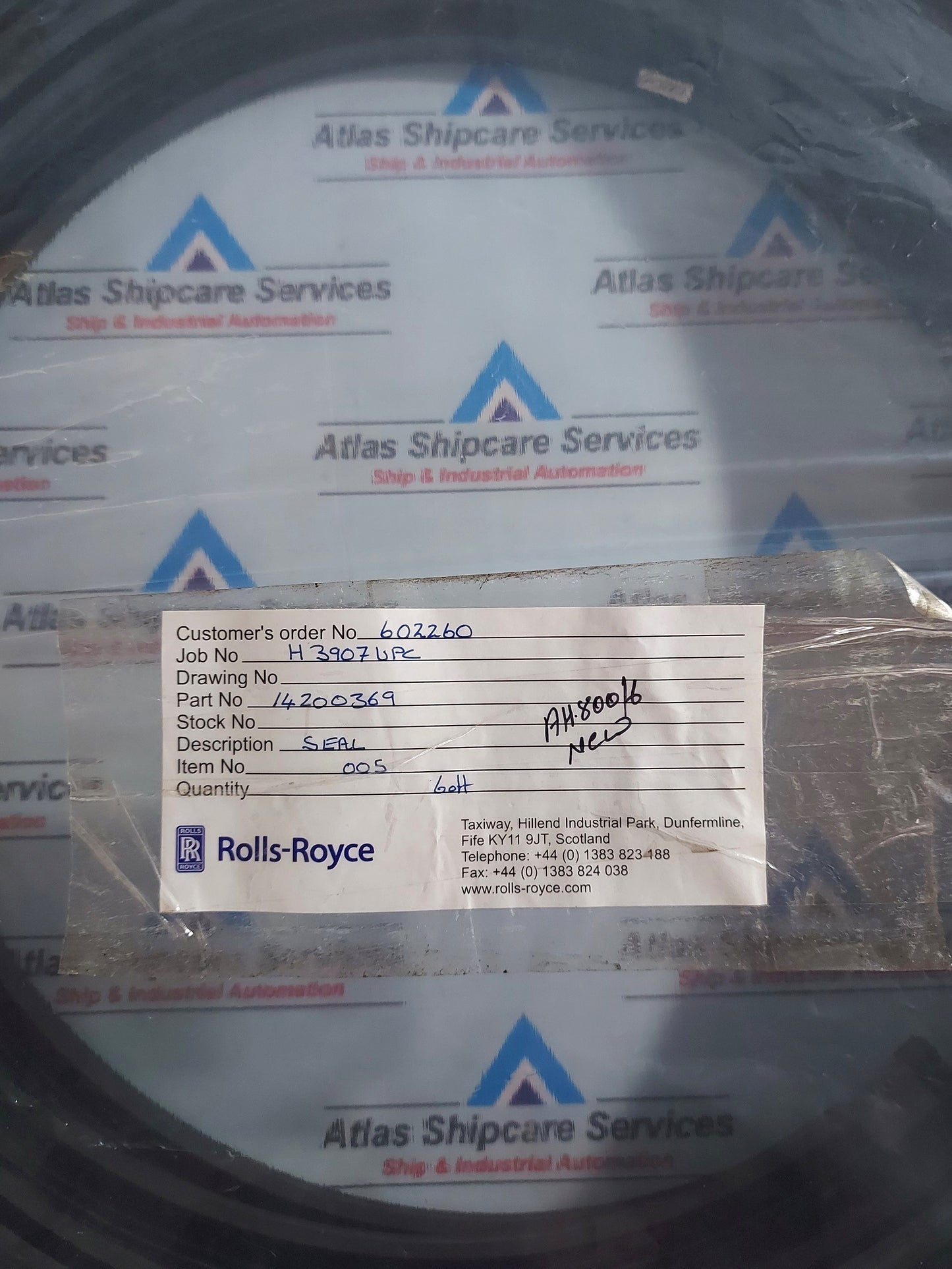 ROLLS-ROYCE MARINE WALKERSELE 1422369 RADIAL LIP SEAL