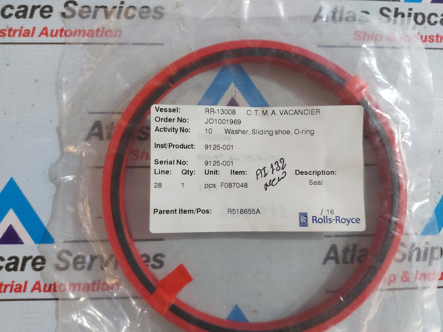 ROLLS-ROYCE RR-13008 C.T.M.A. VACANCIER SEAL