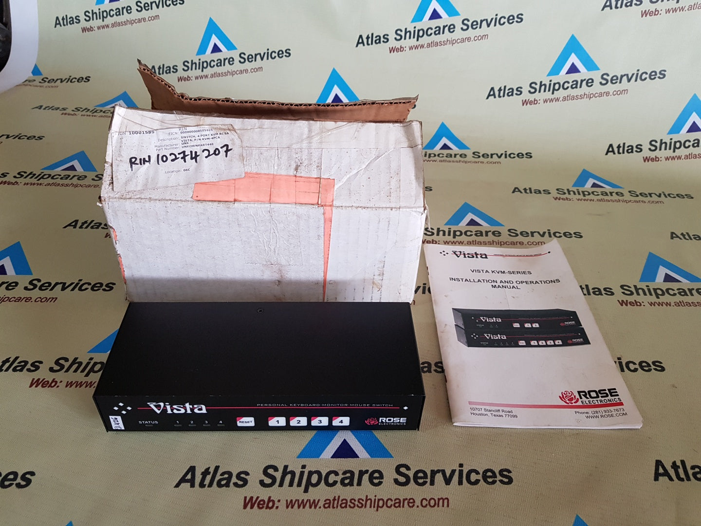 ROSE ELECTRONICS KVM-4PCA 4 PORT KVM SHITCH