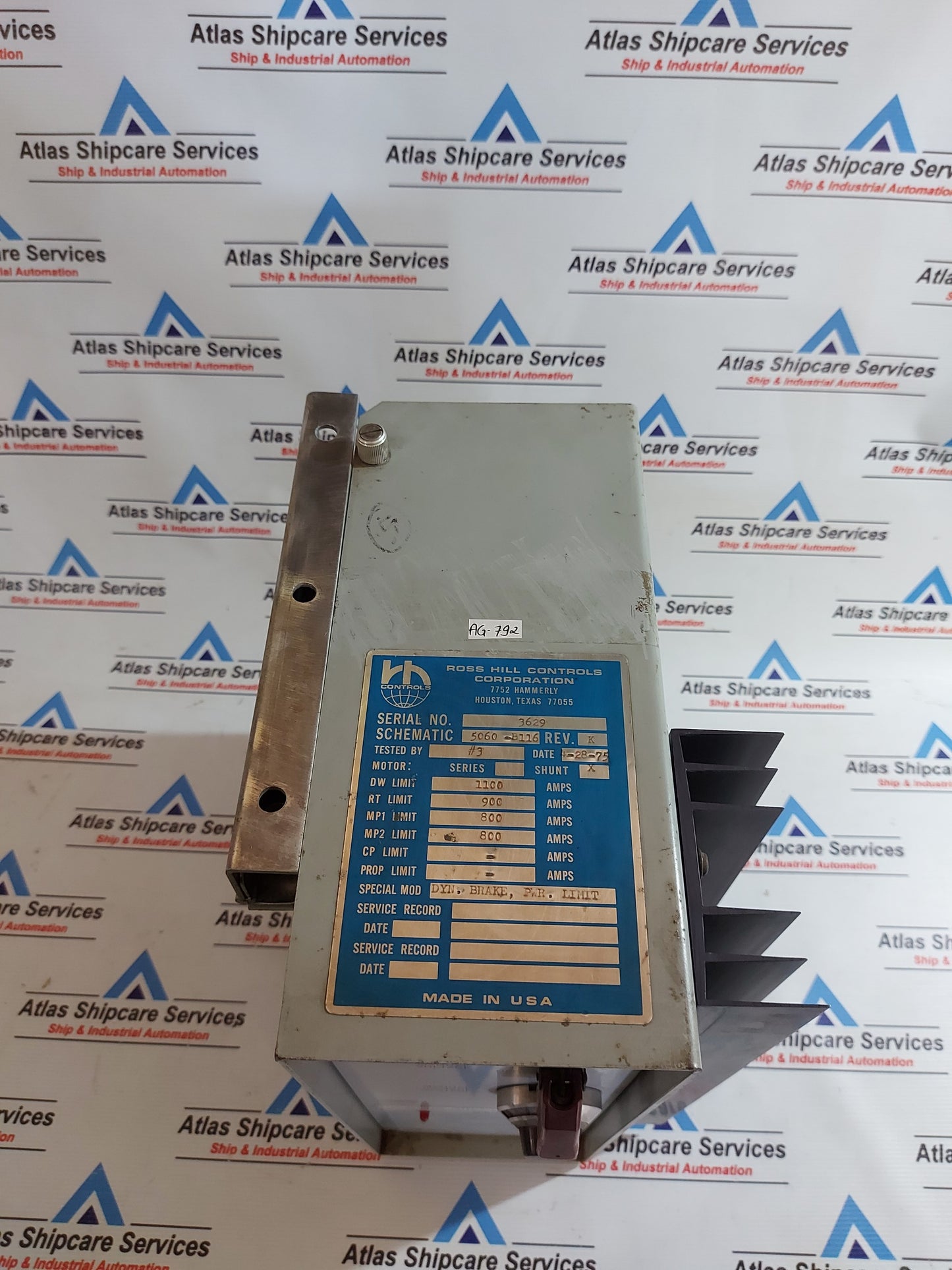 ROSS HILL 5060 B116 DC CONTROL MODULE