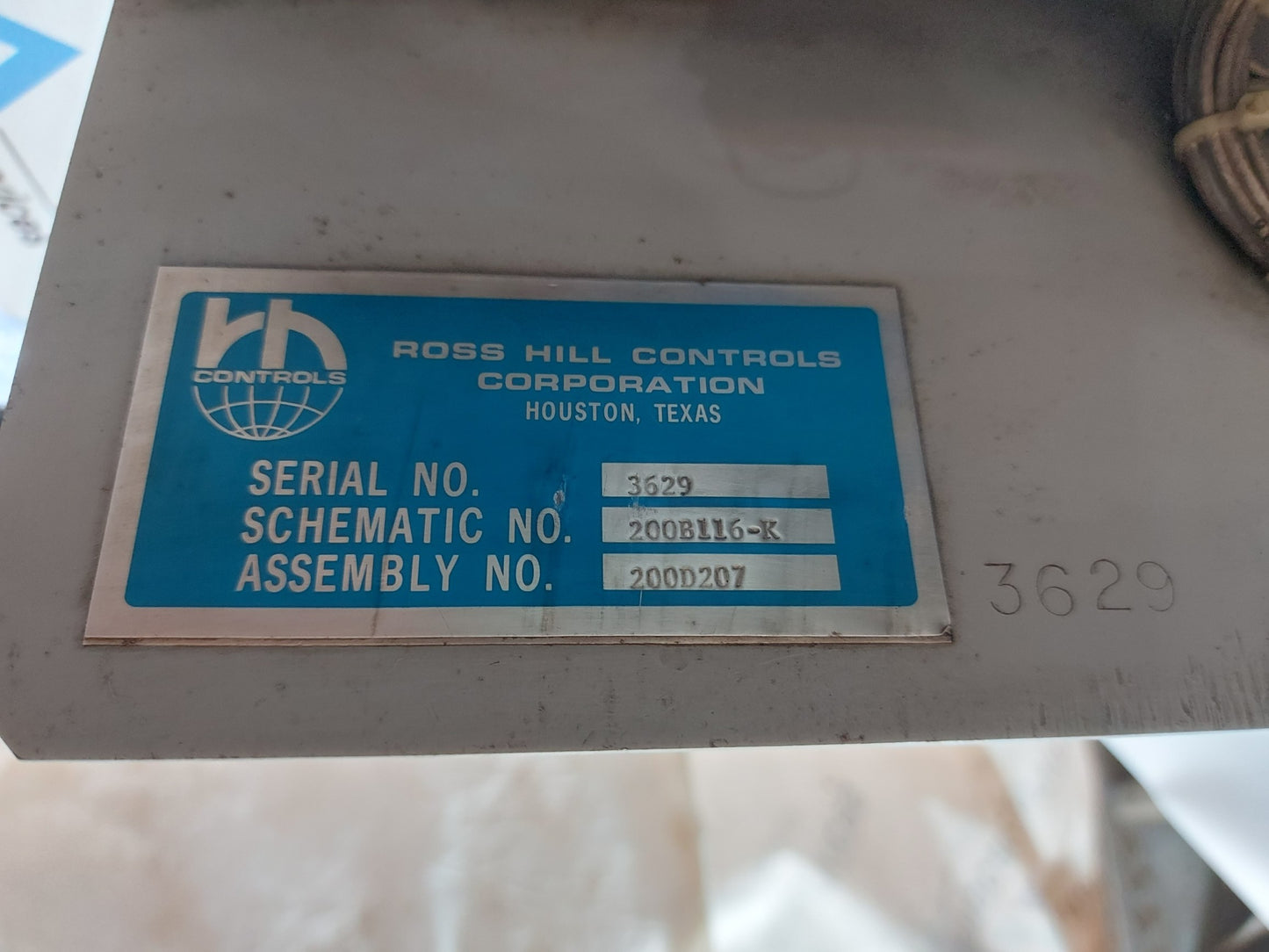 ROSS HILL 5060 B116 DC CONTROL MODULE