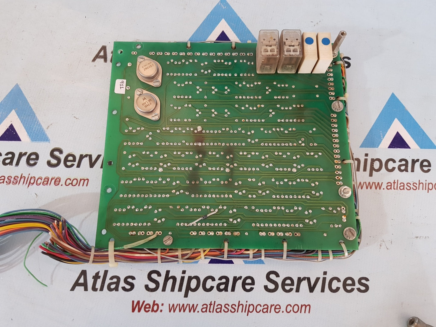 ROSS HILL CONTROLS 0001-2657 AC MODULE AUTO SYNC AUX II PCB CARD