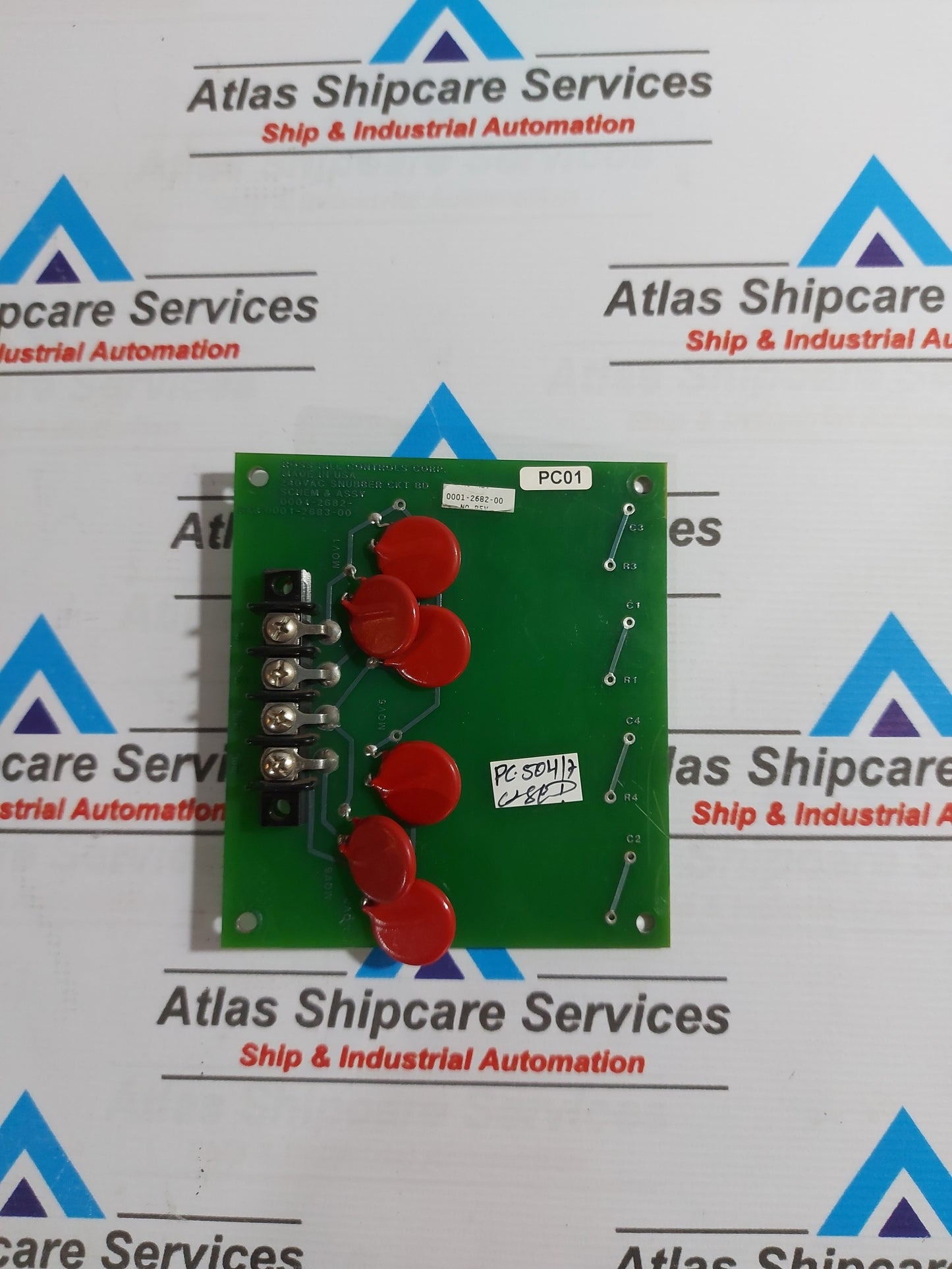 ROSS HILL CONTROLS 0001-2682 240VAC SNUBBER CIRCUIT BOARD 0001-2682-00