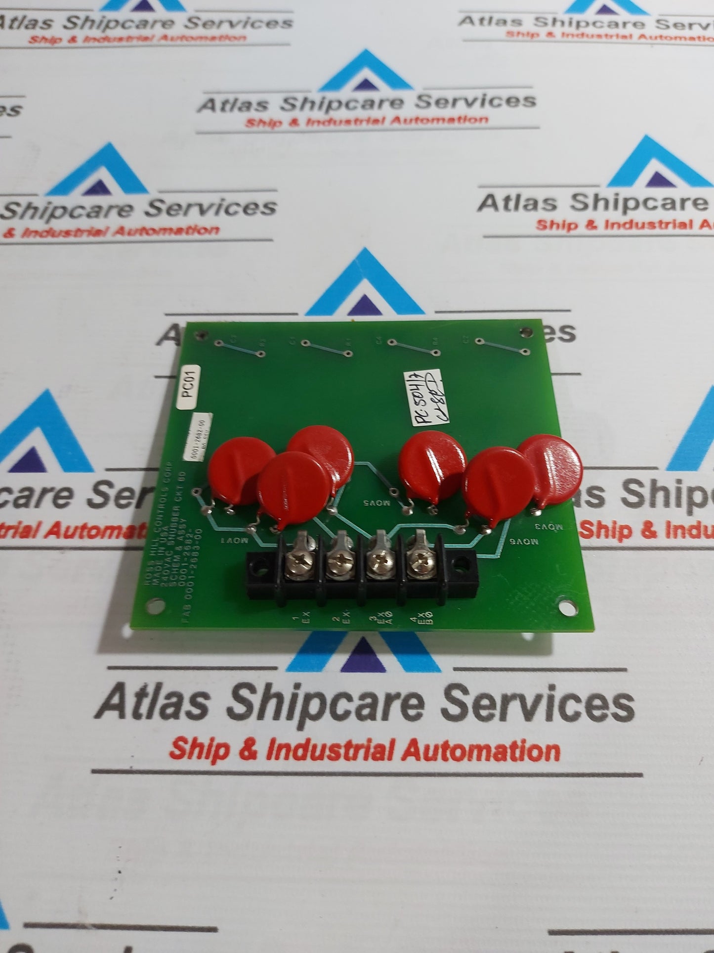 ROSS HILL CONTROLS 0001-2682 240VAC SNUBBER CIRCUIT BOARD 0001-2682-00