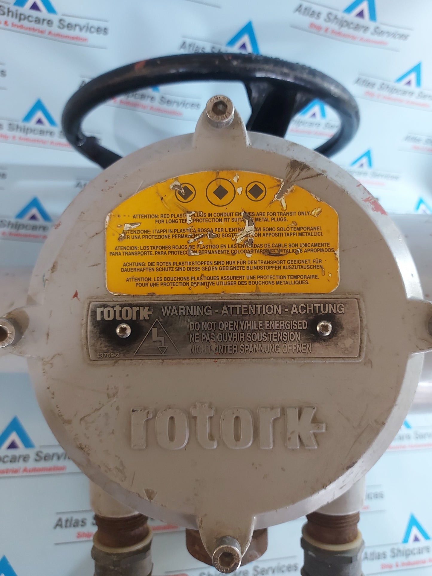 ROTORK IQ18 F10 A ACTUATOR WITH STANDARD HANDWHEEL