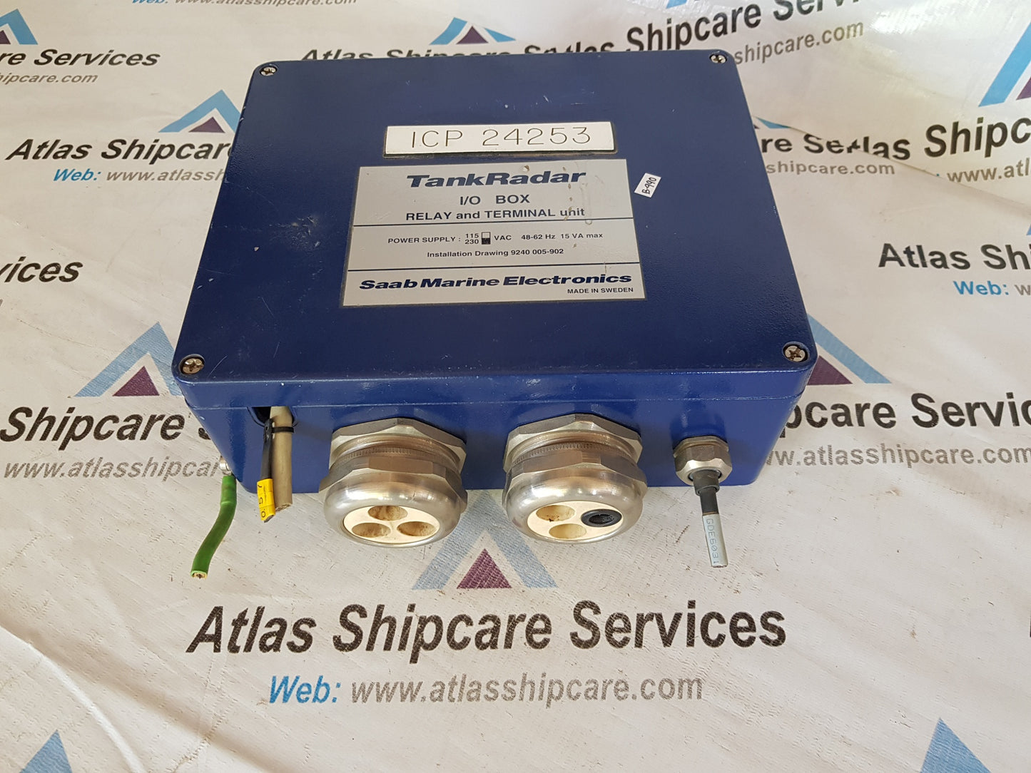 SAAB TANKRADAR I/O BOX RELAY AND TERMINAL UNIT 9240 005-902