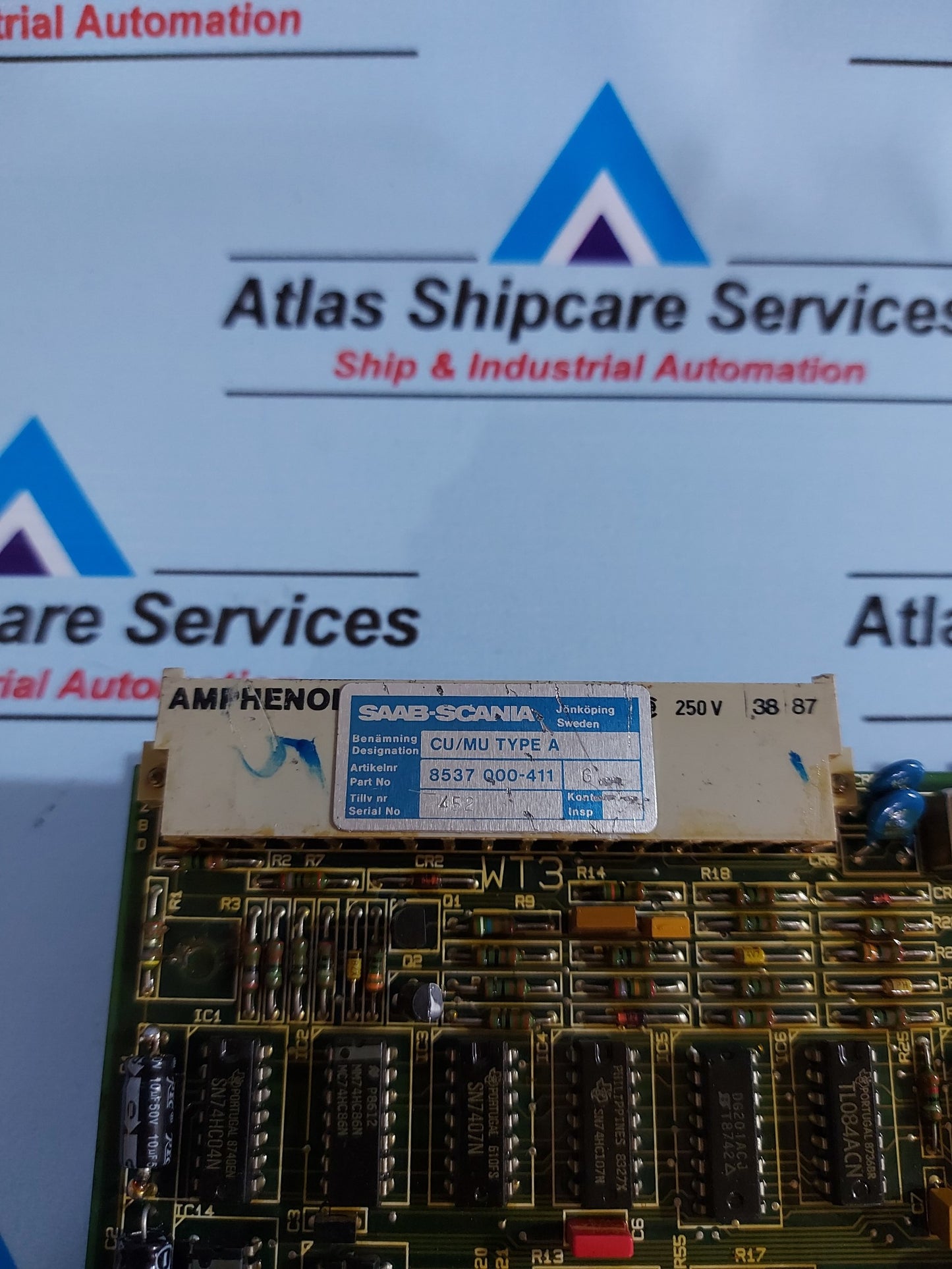 SAAB STALECTRONIC 2000 1891 700-CCU PCB CARD 8537 000-411 G