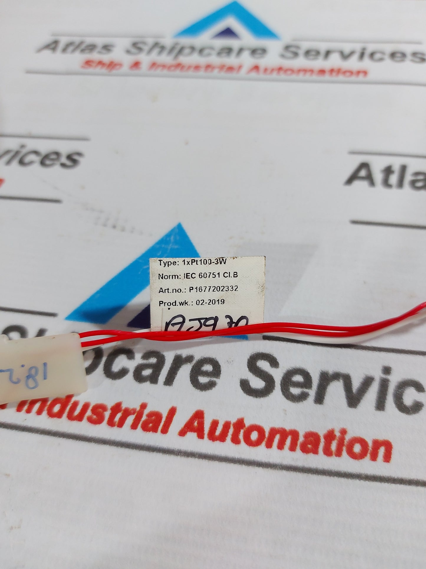 SAAB TANKRADAR 1xPT100-3W TEMPERATURE SENSOR P1677202332
