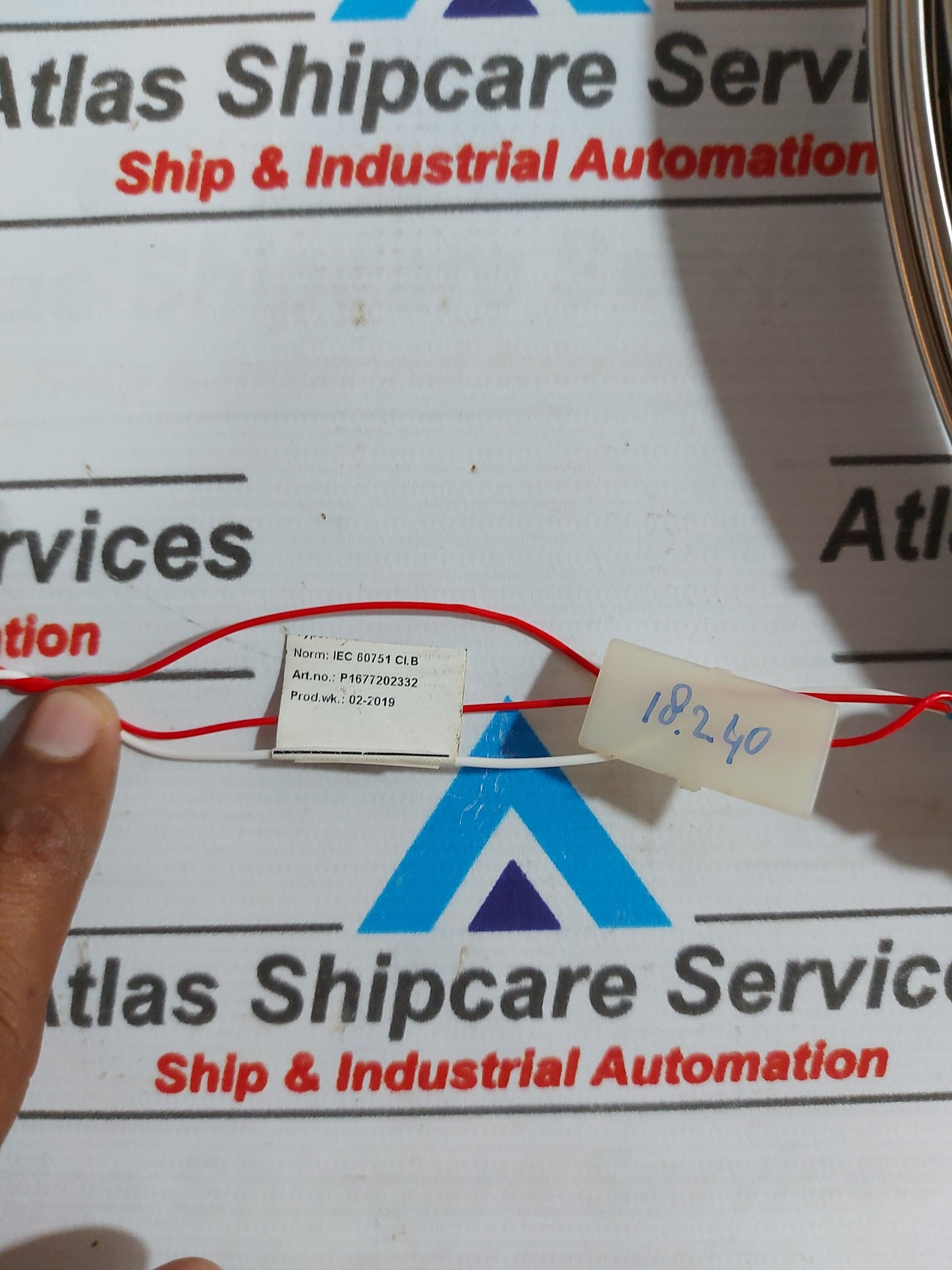SAAB TANKRADAR 1xPT100-3W TEMPERATURE SENSOR P1677202332
