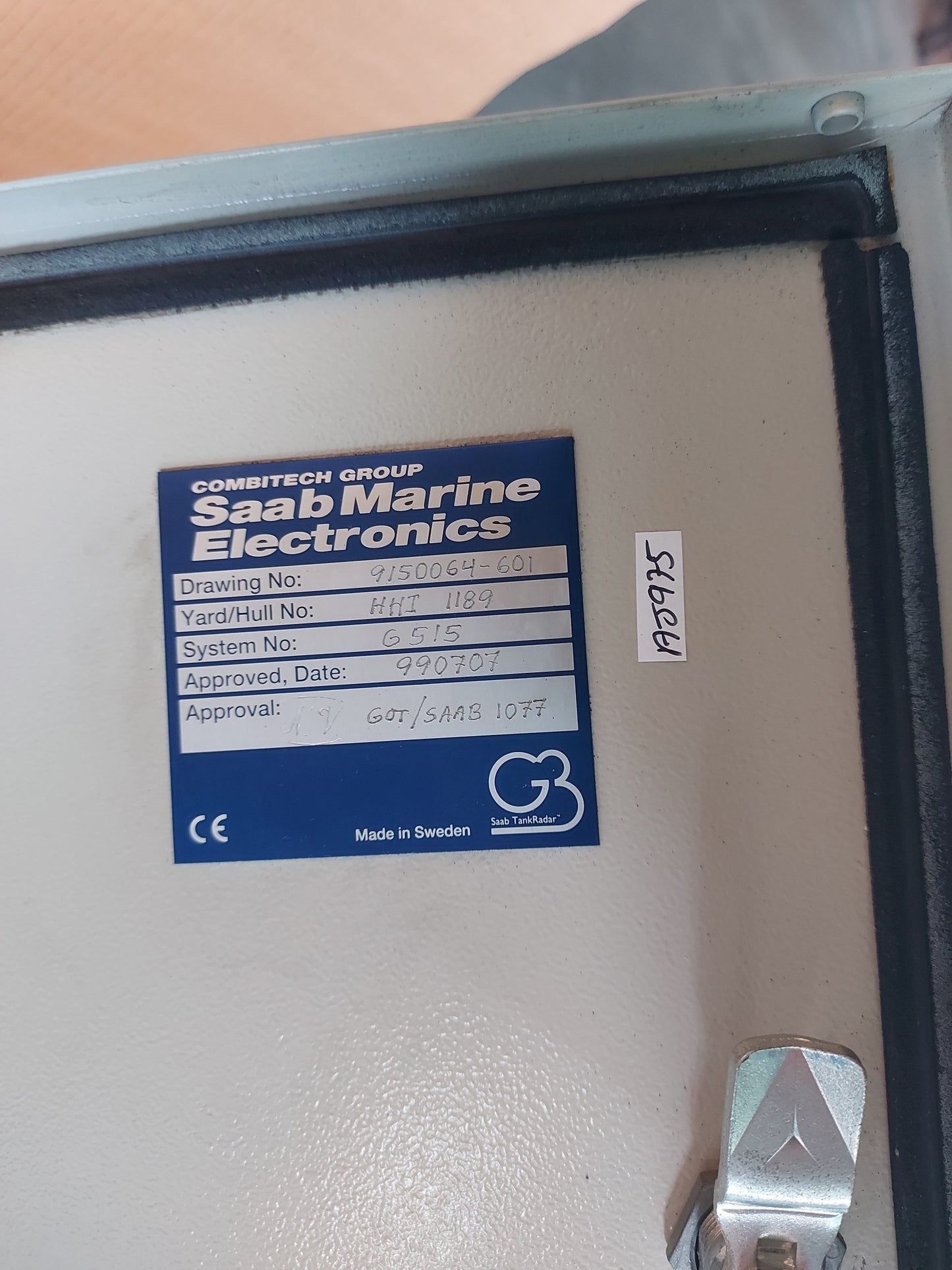 SAAB TANKRADAR G3 CONTROL PANEL
