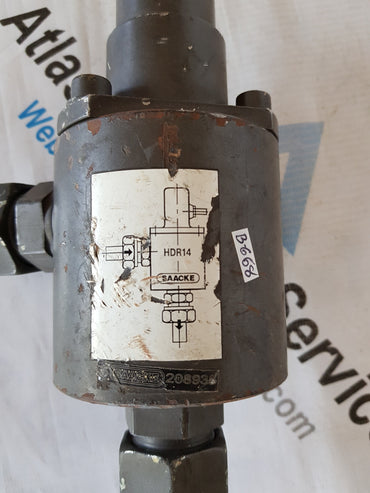 SAACKE HDR14 OIL RETURN CONTROL VALVE