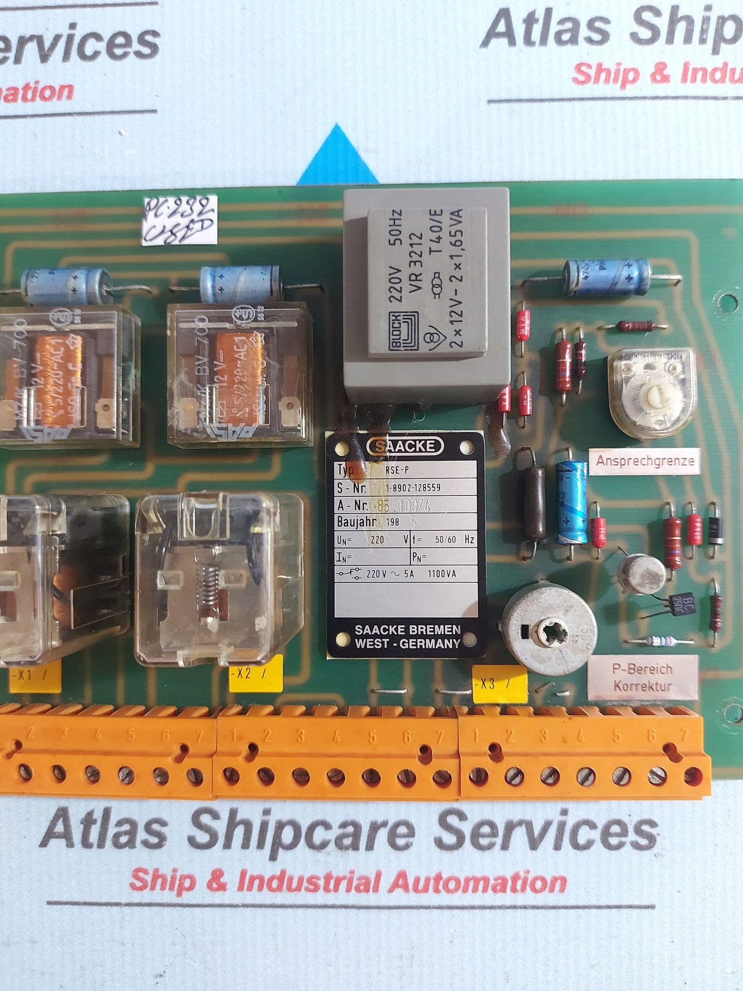 SAACKE RSE-P BURNER CONTROLLER