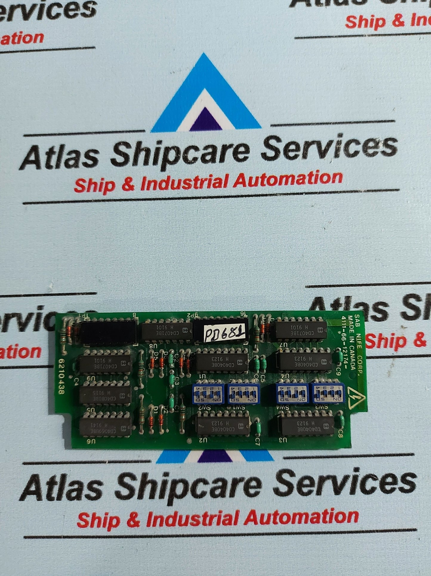 SAB NIFE 4111-66-12174 PCB CARD