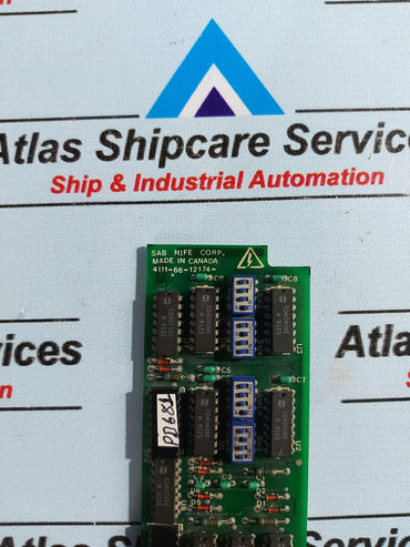 SAB NIFE 4111-66-12174 PCB CARD