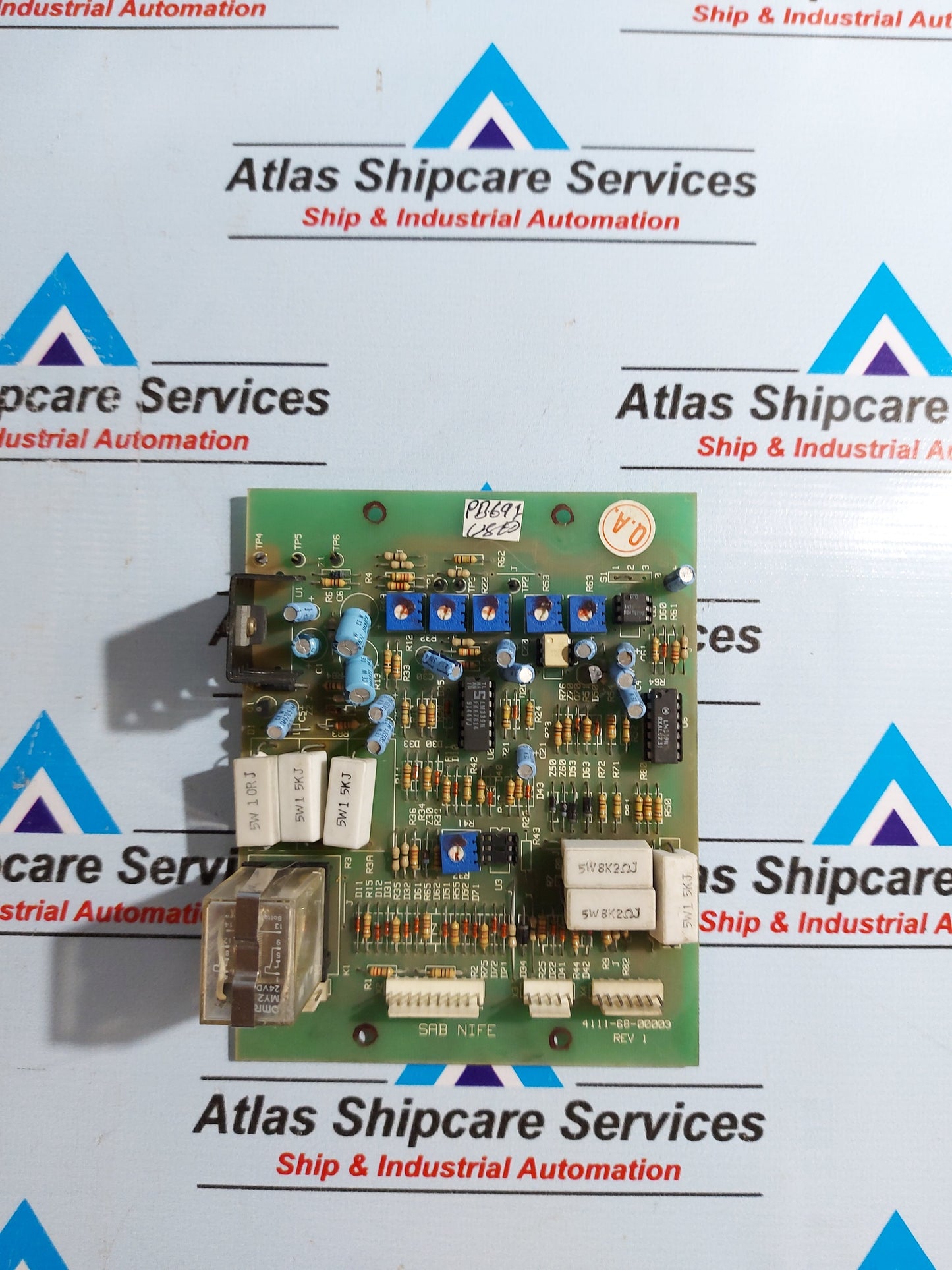 SAB NIFE 4111-68-00003 PC CONTROL BOARD
