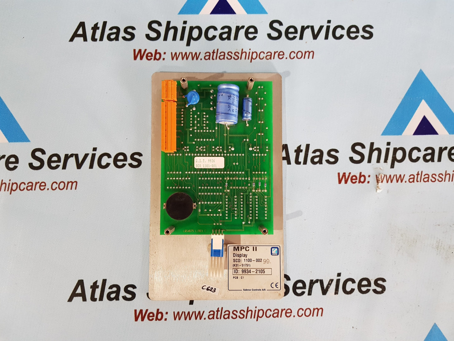 SABROE CONTROL K31-51751 MPC II DISPLAY CONTROLLER