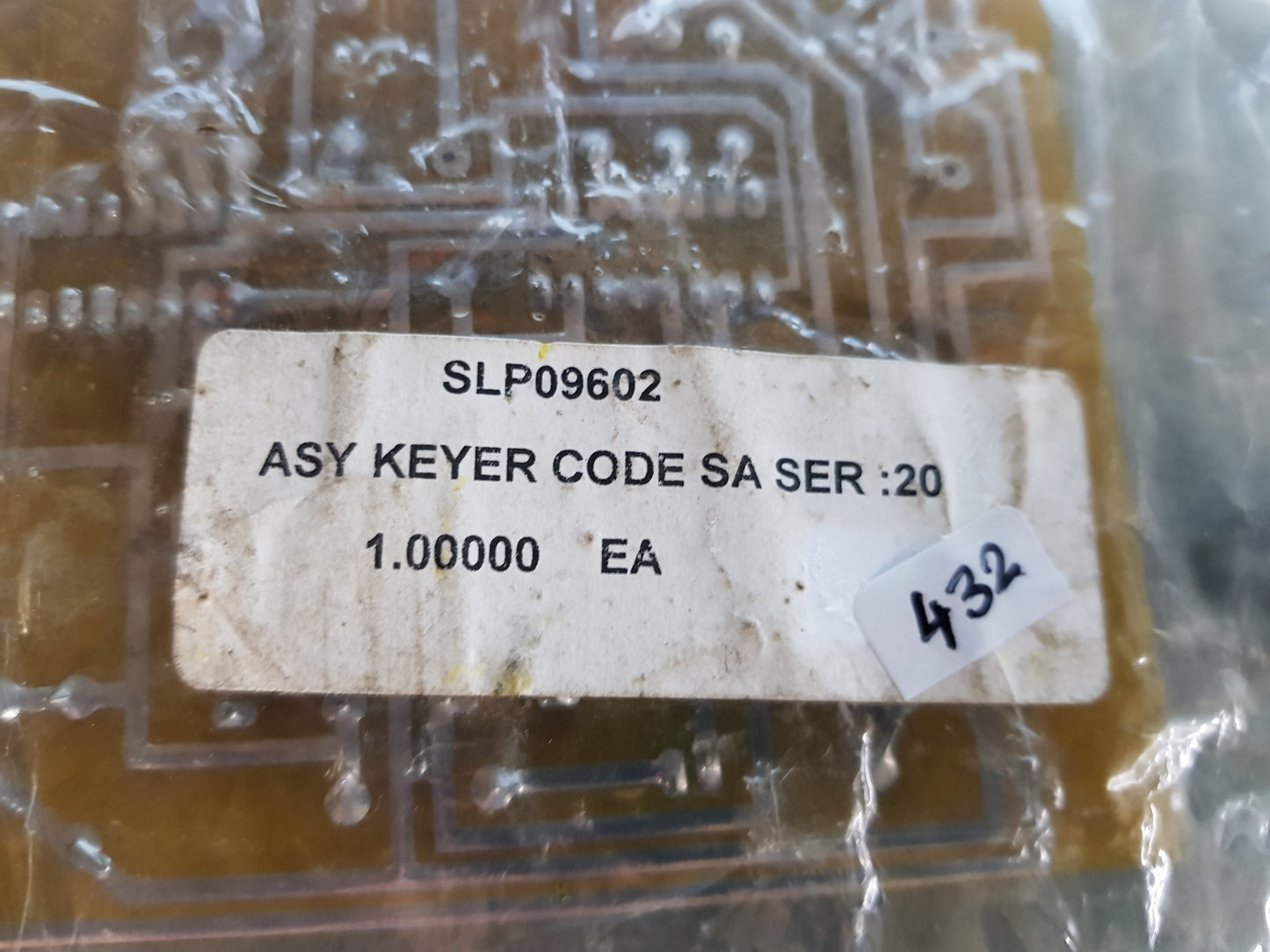 SAC SSK & KW PW8 96 PCB CARD SLP09602 REV.H 02218 3012