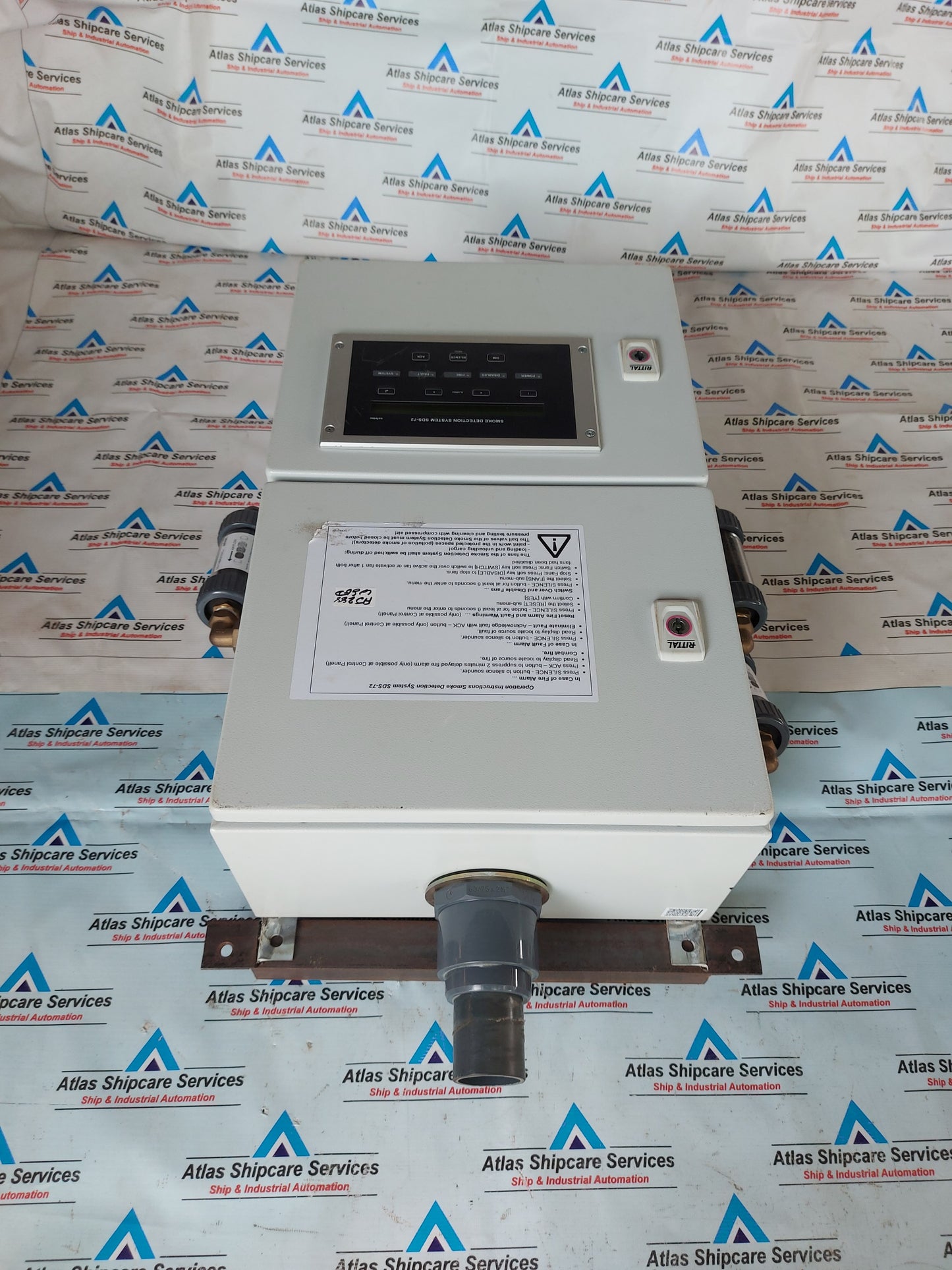 SAFETEC SDS-72 SMOKE DETECTION SYSTEM PANEL