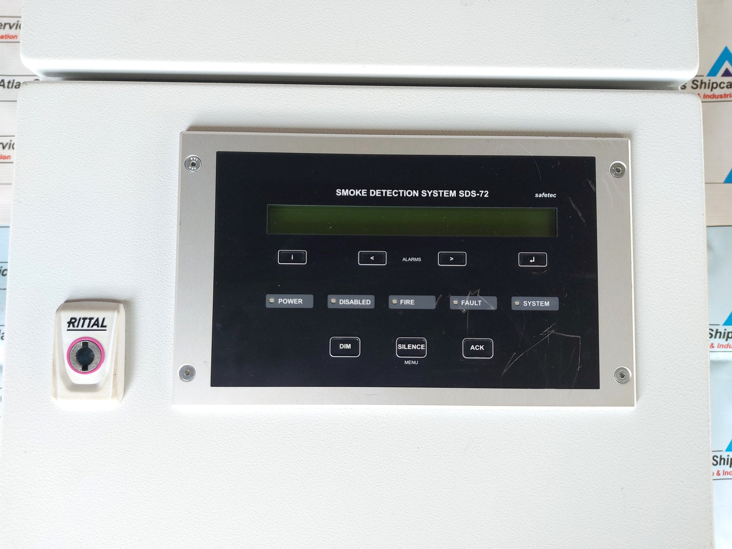 SAFETEC SDS-72 SMOKE DETECTION SYSTEM PANEL