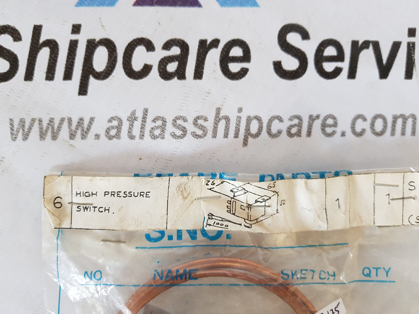 SAGIMLYA HTB-G305 HIGH PRESSURE SWITCH