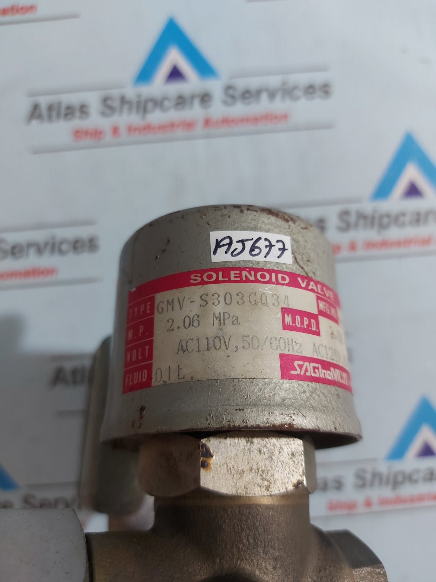 SAGINOMIYA GMV-S303GQ34 SOLENOID VALVE