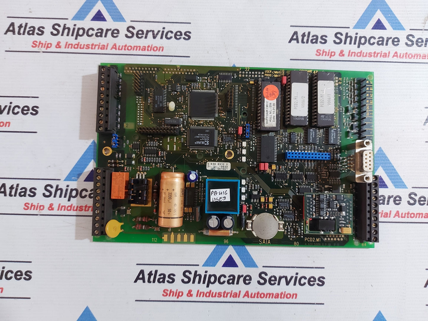 SAIA PCD2.M1 4 431 5206 0 P 10 P 11 PLC CONTROLLER