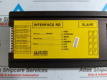 SAJ INSTRUMENTS 50-00-0 INTERFACE RD 91050116