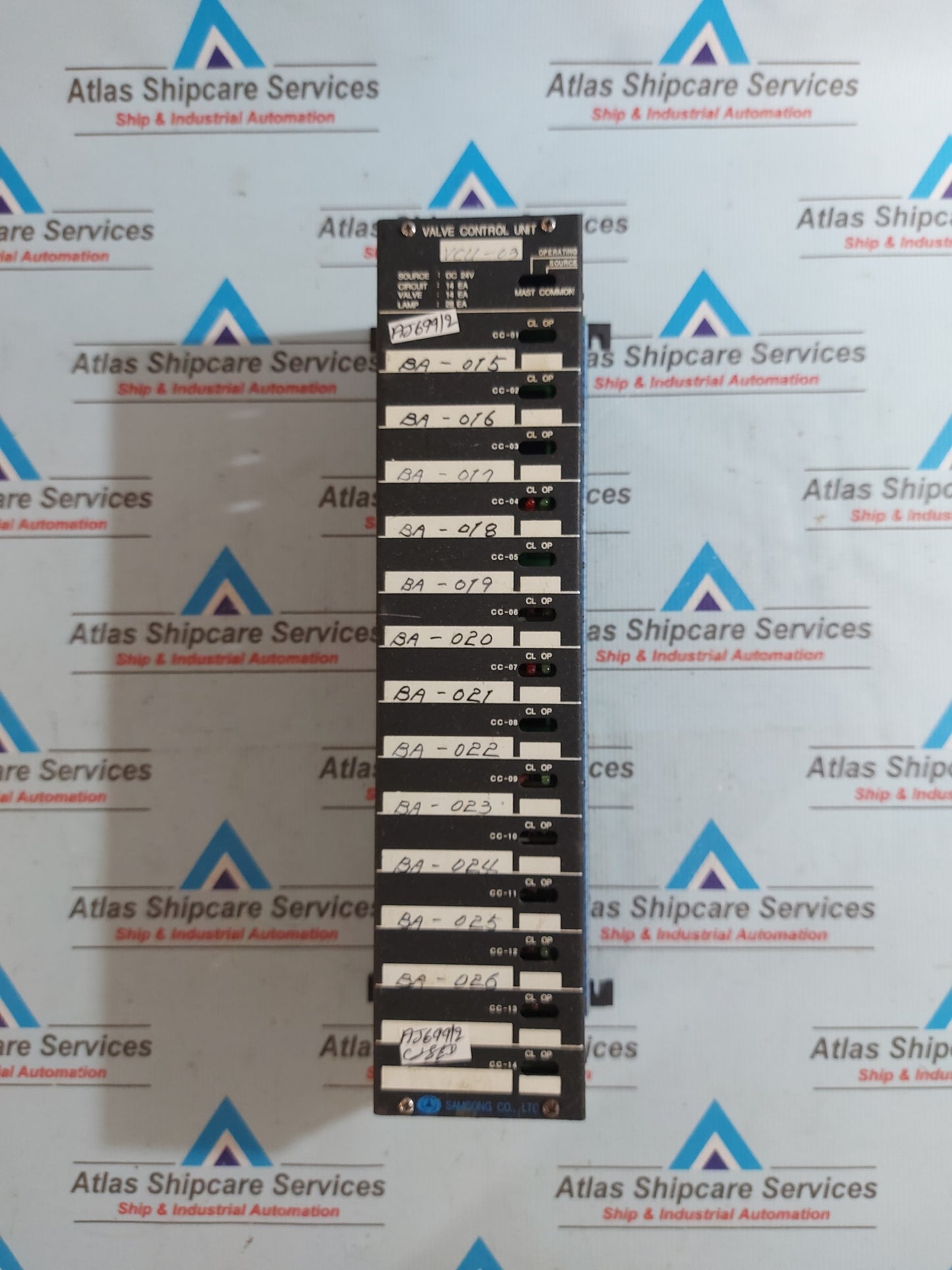 SAMGONG-WESTRONICS VCU VALVE CONTROL UNIT DC24V 14 CIRCUIT 14 VALVE