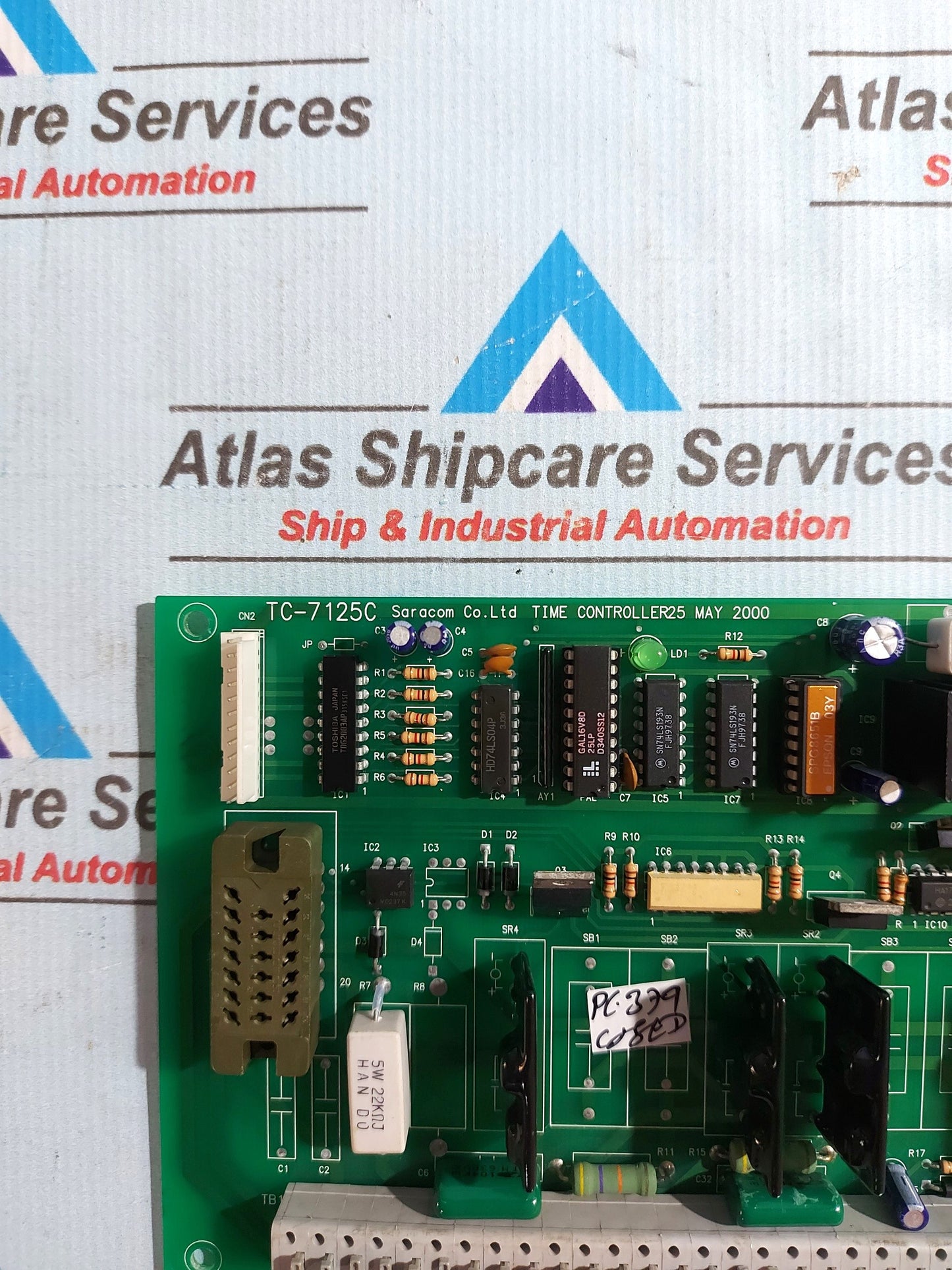 SARACOM TC-7125C TIME CONTROLLER PCB CARD