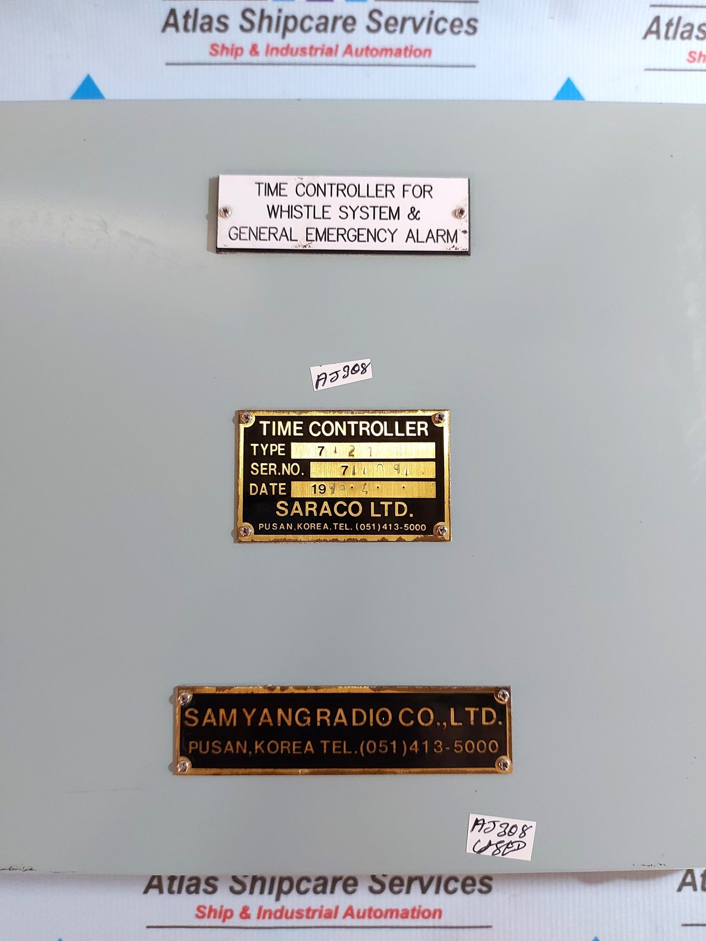 SARACO SAMYANG RADIO 7121 TIME CONTROLLER UNIT FOR WHISTLE SYSTEM & GENERAL EMERGENCY ALARM