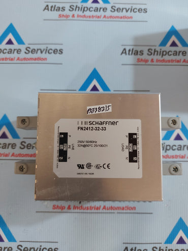 SCHAFFNER FN 2412-32-33 POWER LINE FILTER 32A 250VAC