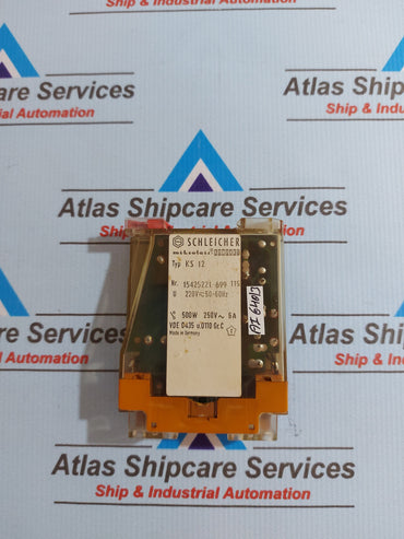 SCHLEICHER KS 12 TIME RELAY 220V ~ 50-60Hz