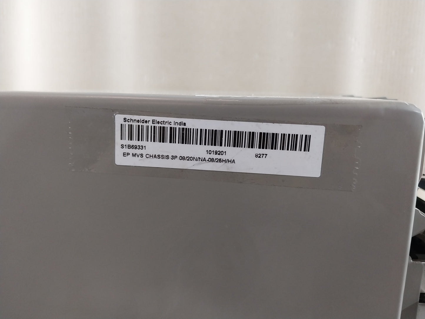 SCHNEIDER ELECTRIC EASYPACT MVS08N CIRCUIT BREAKER 800A 1000V 12kV