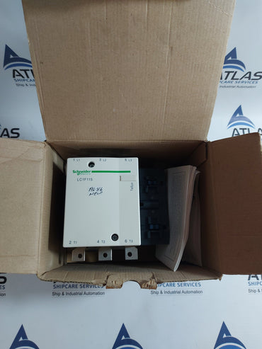 SCHNEIDER ELECTRIC LC1F115 CONTACTOR 200A 1000V