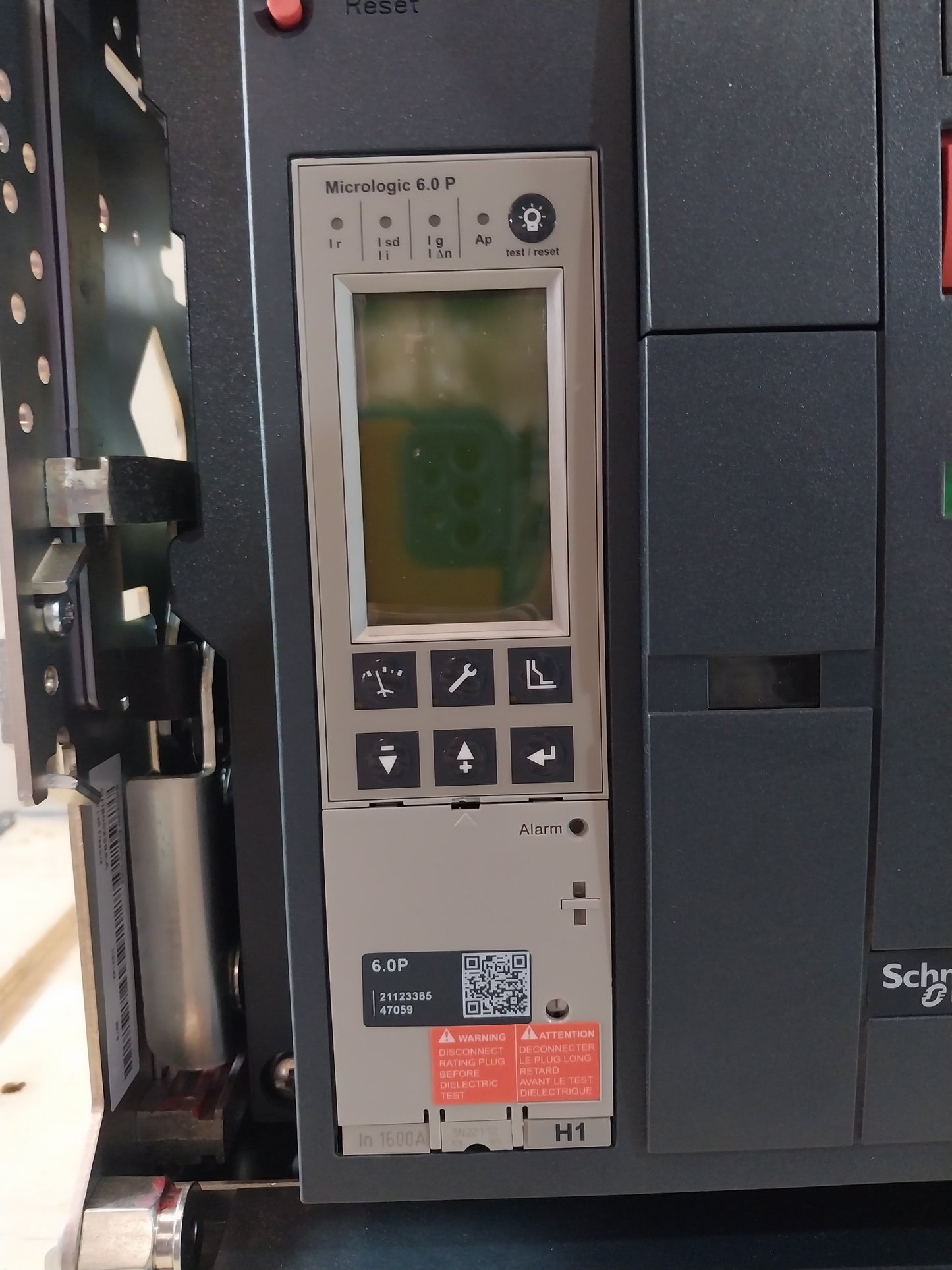 SCHNEIDER ELECTRIC NW16 H1 MASTERPACT CIRCUIT BREAKER 1600A 3 POLE