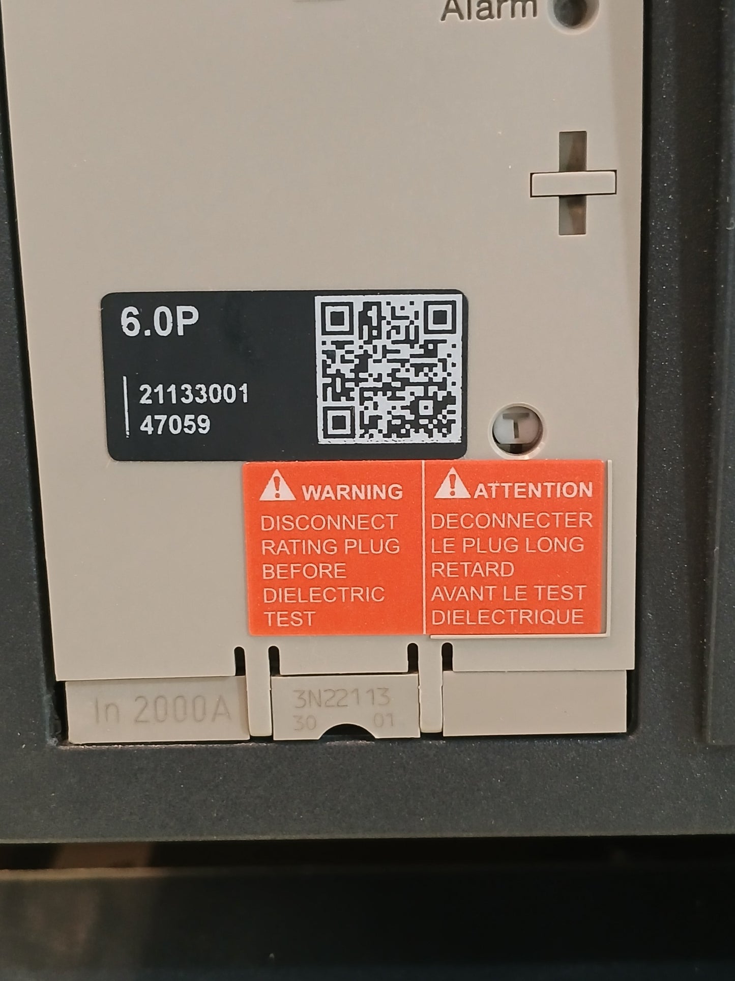 SCHNEIDER ELECTRIC NW20 H1 MASTERPACT AIR CIRCUIT BREAKER 2000A 4 POLE